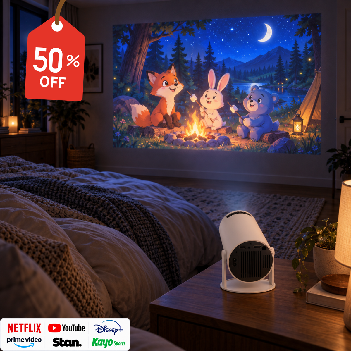 VISTA Pro™ 4K HD Smart Projector ⚡️ BLACK FRIDAY SALE ⚡️